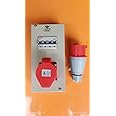 Industrial Plug & Socket Panel 32 A Three Phase - 1 Nos 32 A Four Pole ...
