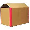 MM WILL CARE - WE WILL CARE YOUR PRODUCTS Large Corrugated Packing Boxes_Size: 27 X 18 X 12 Inch- 5ply - Heavy Duty with Reinforced Edges(RED) (Pack of 5)