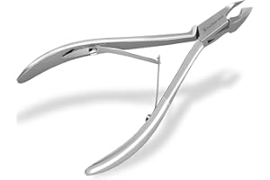 INSTRUMENTENRW Pince à cuticules Manucure Pédicure Acier Inoxydable avec lame tranchante de 5 mm pour couper les cuticules des doigts et des orteils 10 cm