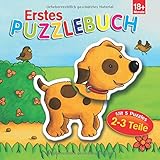 Erstes Puzzlebuch Hund: 5 Puzzles mit je 2-3 Teilen by Vera Brüggemann