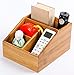 Produktbild CHSEEA Holz Fernbedienungshalter, Schreibtisch Organizer Officebox Make-up Organizer Badezimmer Organizer Multifunktionale Aufbewahrungsbox für Brillen, Smartphones, Controller, CDs Und Make Up #3