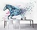 Produktbild YiShuQiang Wallpaper Fototapeten Abstrakte Kunst Des Pferdes 3D Tapetens Wandbilder Wohnzimmer Schlafzimmer Büro Flur Dekoration Fototapetens