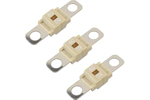 BOJACK AMI/Midi High Current 80A Fuse - Bolt-on Fuse 80 Amp for Cars, Trucks, Construction Vehicles, Buses, Caravans (Pack of 3)