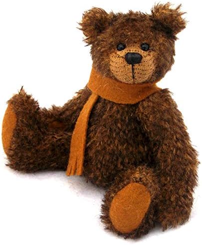 Peppercorn - Teddy Bear OOAK Brown Miniature Mohair Artist Collectable 13cm