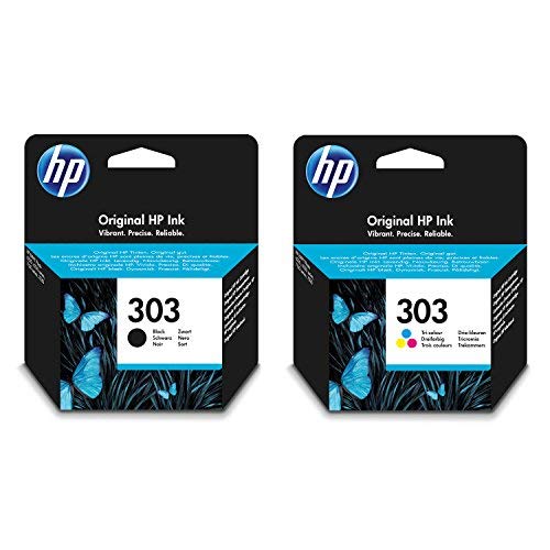 HP 303 - Lote de cartuchos originales en negro y en color para impresora HP ENVY Photo de las series 6230, 7100, 7130, 7134, 7800, 7830 y 7834