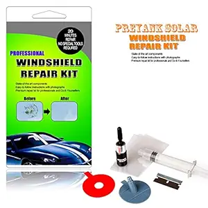 Preyank Solar Resin Windshield Kits for Window Repair, Windscreen Glass Scratch