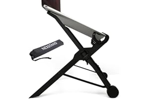 NEXSTAND K2 stojak na laptop, składany przenośny uchwyt na laptop stacjonarny, 8 poziomów z regulacją wysokości, ergonomiczny pion do laptopa na biurko, MacBook, laptop 10-17 cali