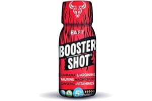 EAFIT BOOSTER SHOT - 60 ml - 5h d'énergie Immédiate - Sans Sucre - Saveur Mangue - Certifié VEGAN - Marque Française - Certifié Anti-Dopage