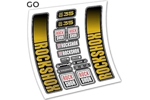 VINILOSBICI Rock Shox Recon 35 2021 Autocollants en vinyle pour fourche (GO (doré)