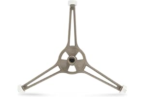 SUGHAW Anello Supporto per Microonde, Supporto per Vassoio per Forno a Microonde In Vetro, Supporto Universale per Treppiedi in plastica,Supporto vassoio a 3 ruote per Cooking Strumento