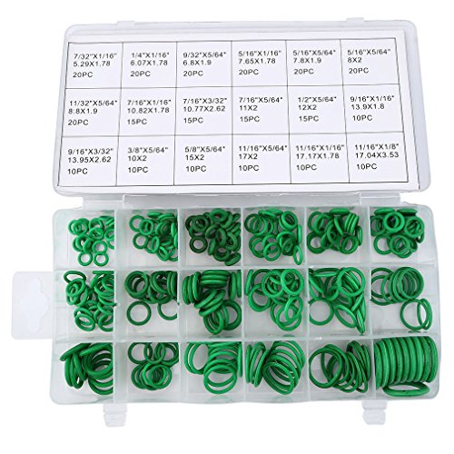 lyws 270pcs Metrisches O-Ring aus Gummi Waschmaschine Sortiment Kit Dichtung Automotive Dichtung IY