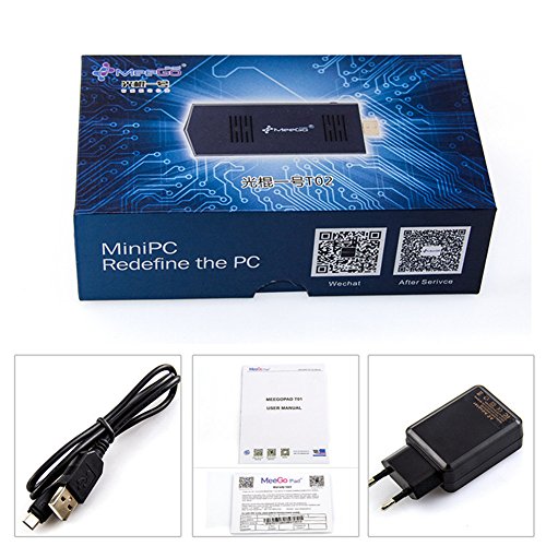 Tragbare computer MeeGOPad T02 2GB/32GB Genuine Windows 10 Mini PC Intel Atom Z3735F Compute Stick (Black) - 6
