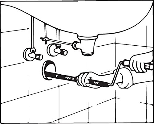 Cornat Rohrreinigungsspirale mit Kurbel und Kralle, Durchmesser 6 mm, 3 Meter, 1 Stück, T595500 - 2