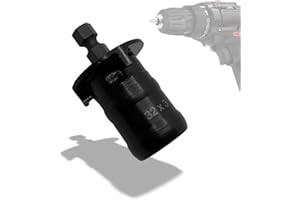 Generisch Kalibrierer/Entgrater für Mehrschichtverbundrohre mit Akkuschrauberantrieb (32 x 3 mm) - Schwarz - Made in Germany - Gehärteter Stahl - 1 Stück