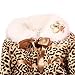 Koly Baby Girls Kids Toddler Leopard Outwear Clothes Winter Jacket Coat Snowsuit