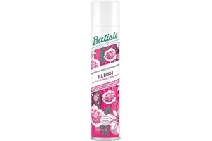 Batiste Shampooing Sec, Blush, Rafraichit les Cheveux et Apporte du Volume, Parfum Floral et Féminin, Absorbe Excès de Sebum, Sans Rinçage, 280ml