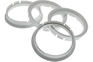 RKC 4 anelli di centraggio, 70,0 x 63,4 mm, colore bianco, prodotti in Germania