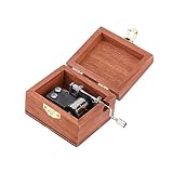 Andoer? Retro Holz Musical Box Handkurbel Spieluhr vorz¨¹gliche Kunstfertigkeit 4 Muster f¨¹r Wahl - 7