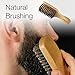 Set for man. Brush and comb for detangling beard. Made in Italy.