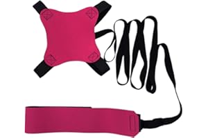 ALMABNER Attrezzature per l'allenamento di pallavolo, aiuto per migliorare le capacità di servire/spiking/braccio oscillazione/scavo, cintura regolabile in vita e cordino elastico, ideale per principianti