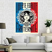 Affiche Encadrée Make Art Not War Vintage - Poster Décoratif 20x30 Cm Pour Salon Et Chambre