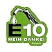 Produktbild E10 Nein Danke - Zapfsaeule Aufkleber Autoaufkleber Sticker Vinylaufkleber Decal