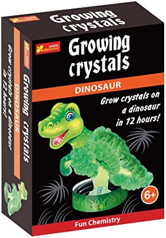 Ranok 12160055A Dinosaur Growing Crystal Kit, 10 x 14 x 4 cm, Multi-Color