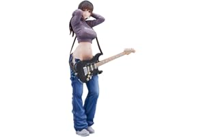 DEXSHUN Figura de anime Guitar MeiMei's, Figura de acción de pie para niña, modelo de estatua de PVC, decoración de escritorio, coleccionable, 22 cm