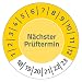 Produktbild AVERY Zweckform 6931 Prüfplaketten (120 Etiketten, nächster Prüftermin 2018-2023, Durchmesser 20 mm) 8 Bogen gelb