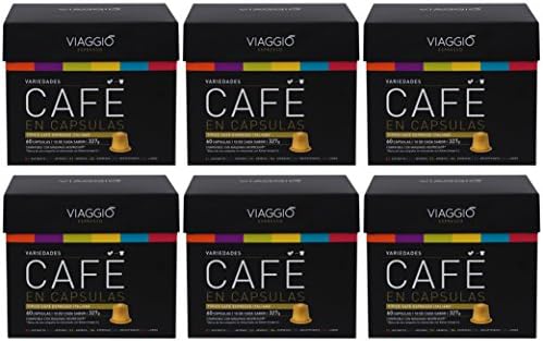 VIAGGIO ESPRESSO - 360 Nespresso machine compatible coffee capsules - PACK PREMIUM