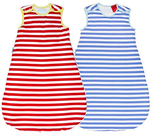 Grobag Twin Pack Deckchair & Seaside 1.0 Tog Sleeping Bags (6-18 Months)