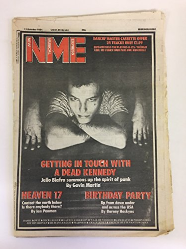 Preisvergleich Produktbild NEW MUSICAL EXPRESS NME MAGAZINE 17 OCTOBER 1981 NPBOX0051 HEAVEN 17 LS