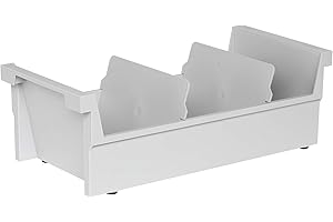 Han 856-0-11 - Cajón archivador para tarjetas (capacidad para 1000 tarjetas, A6, colocación horizontal, 165 x 117 x 325 mm), color gris