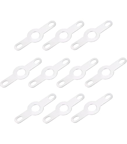 Occhielli Occhielli, Ferro Rame Facile Da Usare Kit Occhielli Durevoli 8 Mm 500 Set Per Scarpe (Nero Lucido - Foto 9