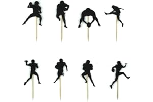 No Huddle Cupcake Topper American Football Deko 16er und 24er Sets Superbowl