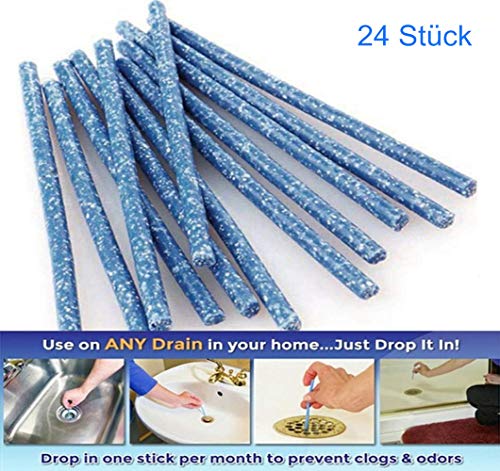 Preisvergleich Produktbild Ideapark Abflussreiniger, Enzymatic Sticks / Drain Sticks, Rohrreiniger, Reiniger Rohrreinigung für Küche Toilette Dusche Enzymreiniger für Spülbecken, Waschbecken, Badewanne