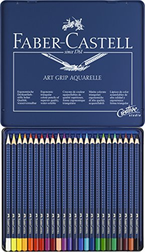 Faber-Castell Aquarell-Stifte Art Grip/114224 Inhalt 24 Etui