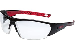 Uvex i-works okulary ochronne, ochronne z technologią supravision excellence, odporne na zarysowania i zaparowanie, ochrona UV400