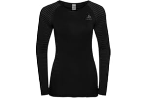 Odlo Damen Performance Light_188141 Funktionsunterwäsche Langarm Shirt (1er Pack)