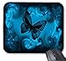 Produktbild Blaue Schmetterlings-Mitternachts-Mausunterlage 7x8,66 Zoll