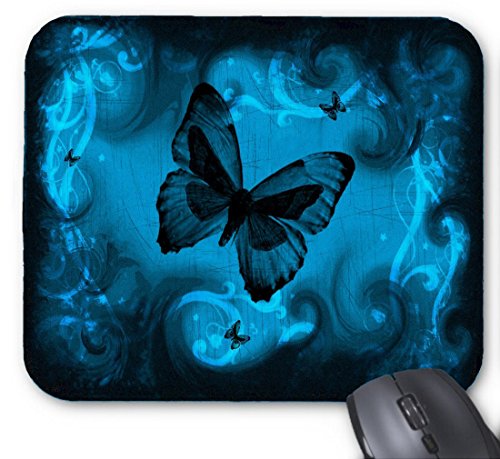 Preisvergleich Produktbild Blaue Schmetterlings-Mitternachts-Mausunter... 7x8,66 Zoll