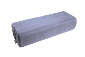 NGT NEW GUIDE STEPS NGT Yoga Bolster Pillow, Rectangular Cushion with Foam Wedges, Washable Suede Cover, Meditation Support with Handles