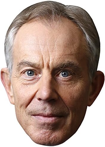 Party People 1 x Tony Blair - Celebrity Face Mask Kit - Do It Yourself (DIY)