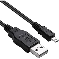 Cavo dati USB per Panasonic Lumix DMC-FS41 DMC-FS42 DMC-FS4 DMC-FS40 14,5cm