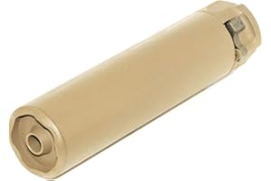 GUOML Airsoft Softair 5KU 158mm SOCOM556 RC2 Suppressor Schalldämpfer mit -14mm CCW Flashider Dark Earth