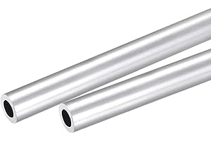 sourcing map 2 Stück Alurohr 5mm Außendurchmesser 6063 Aluminium Rundrohr 3.0mm Innendurchmesser Alustange Hohlrohr Aluminium Gerade Rohr 250mm Länge Aluminiumrohre Metallrohr Aluprofil Rohr