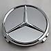 Produktbild 4 x Ersatzteil für Mercedes Benz Durchmesser: 75mm Radzierdeckel Lorbeerkranz silber Kappe Deckel Nabendeckel Radnabenabdeckung Wheel Cap Radnabendeckel Zierdeckel silber