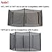 Produktbild Trampolin Sicherheitsnetz Ersatz 8 ft Füße schwarz Mesh Universal Sicherheit Schutz für 6 Stangen Zupapa Hängesessel, schwarz