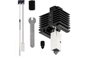 Hotend Bambu Lab P1S 0.4 -Baugruppe mit Keramikheizung Abnehmbarer gehärteter Stahl 0,4 mm Düse Hotend kompatibel mit Bambu Lab P1 -Serie 3D -Drucker