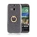 Produktbild HTC One M8 / HTC M8 Hülle Lifeepro Luxus [Bling Glitter] [Anti-Scratch] Glänzend Slim Passen Stoßfest Weich TPU Zurück Hülle mit Ring Grip Standhalter für HTC One M8 / HTC M8 Schwarz